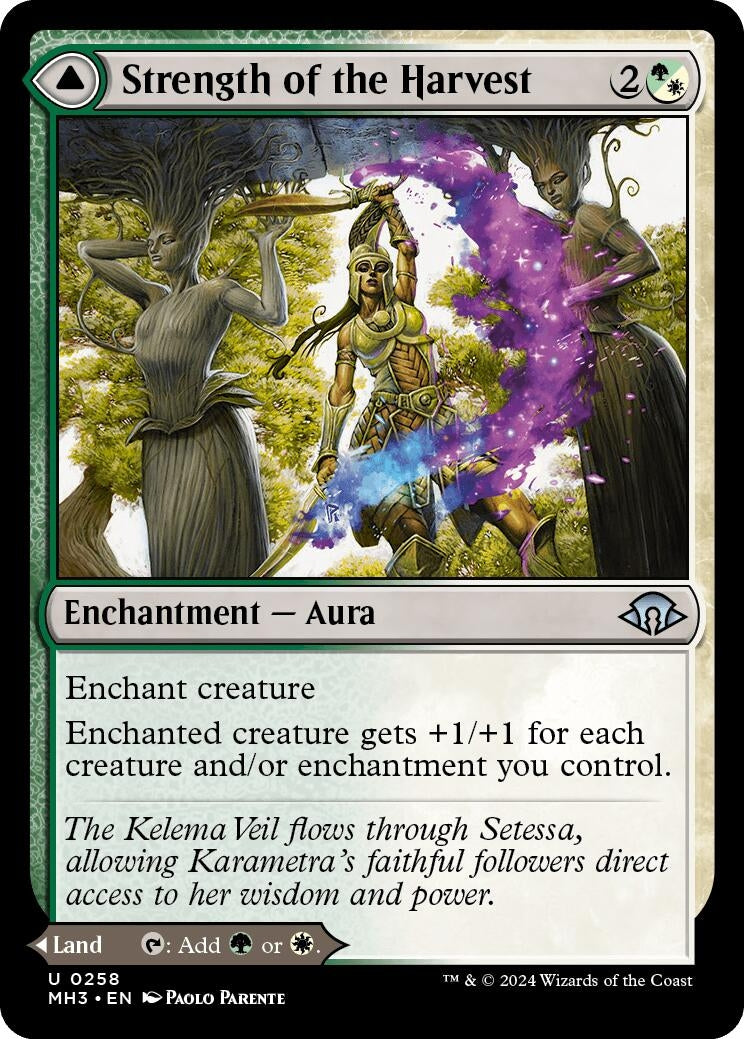 Image for Strength of the Harvest (258) (Modern Horizons 3) - Magic: The Gathering