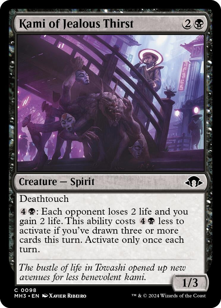 Image for Kami of Jealous Thirst (98) (Foil) (Modern Horizons 3) - Magic: The Gathering