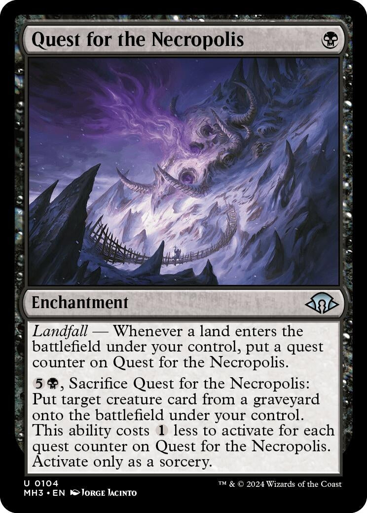 Image for Quest for the Necropolis (104) (Modern Horizons 3) - Magic: The Gathering
