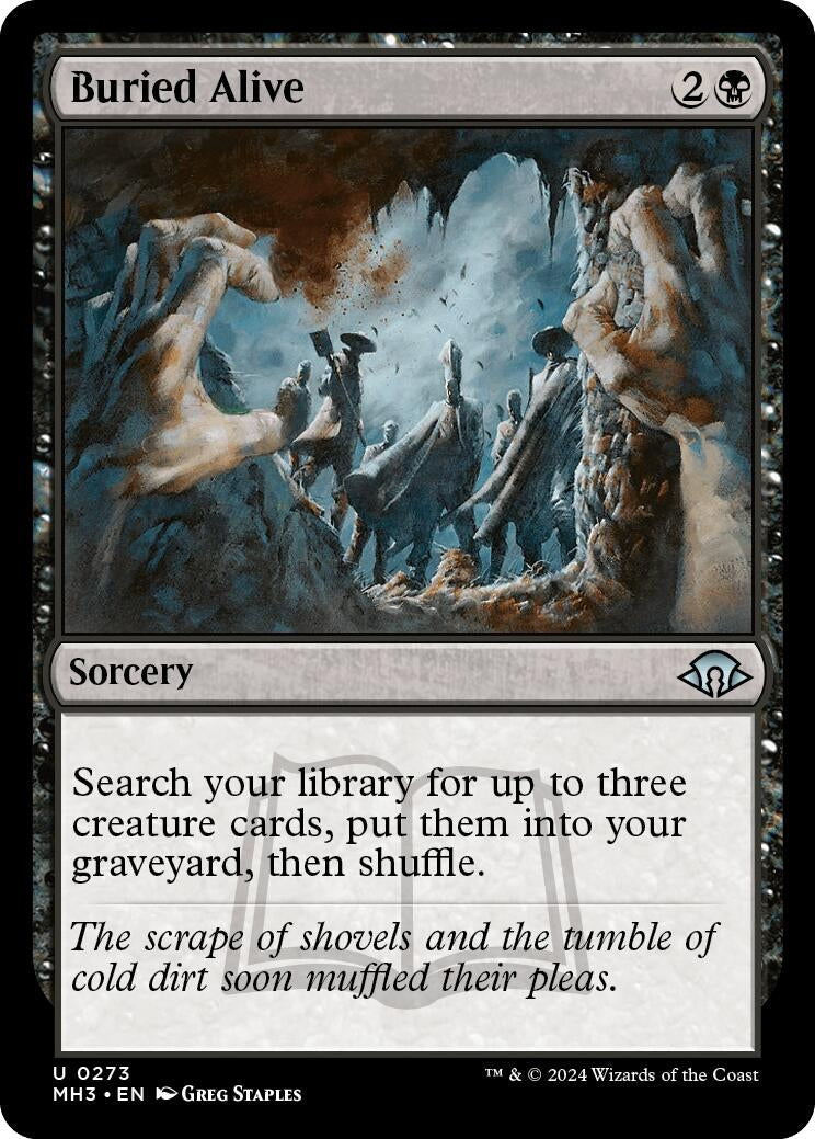 Image for Buried Alive (273) (Foil) (Modern Horizons 3) - Magic: The Gathering