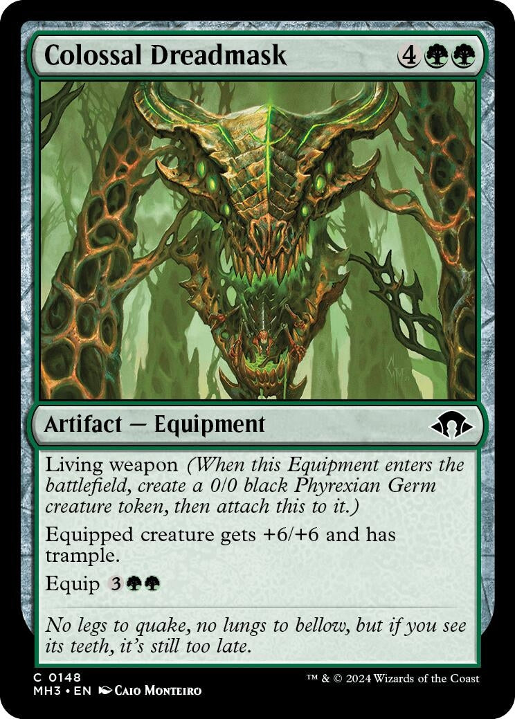 Image for Colossal Dreadmask (148) (Foil) (Modern Horizons 3) - Magic: The Gathering