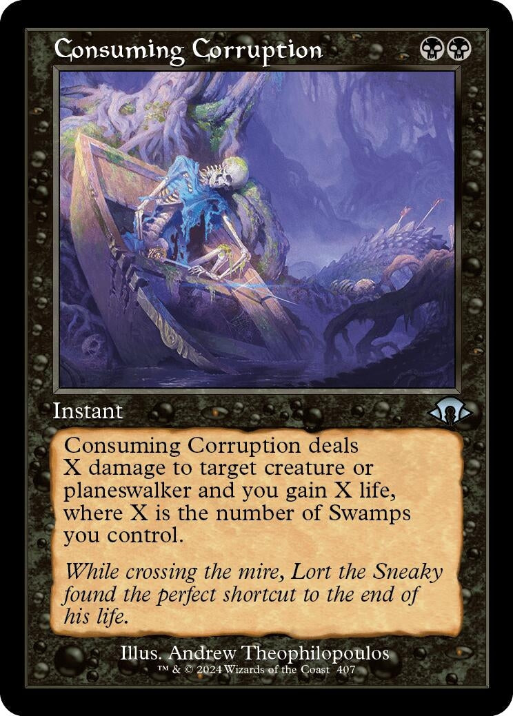 Image for Consuming Corruption (Retro Frame) (407) (Modern Horizons 3) - Magic: The Gathering