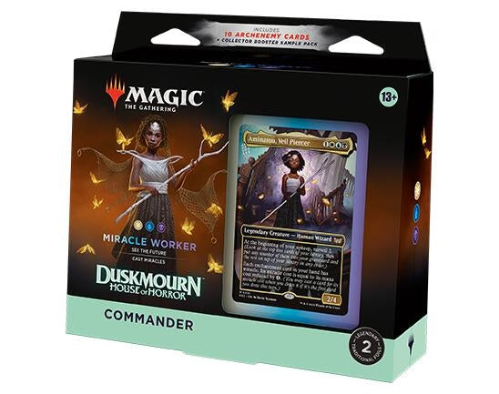 Image for Duskmourn: House of Horror Commander Deck - Miracle Worker - Magic: The Gathering