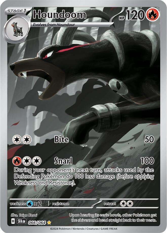 Image for Houndoom (066/064) (SV: Shrouded Fable) - Pokemon