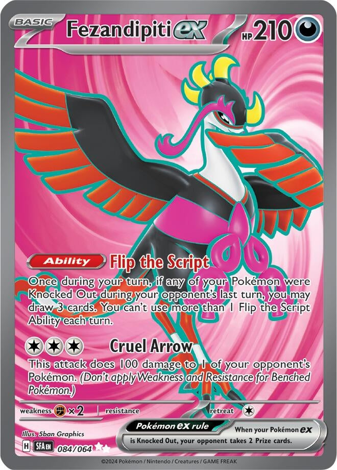 Image for Fezandipiti ex (084/064) (SV: Shrouded Fable) - Pokemon