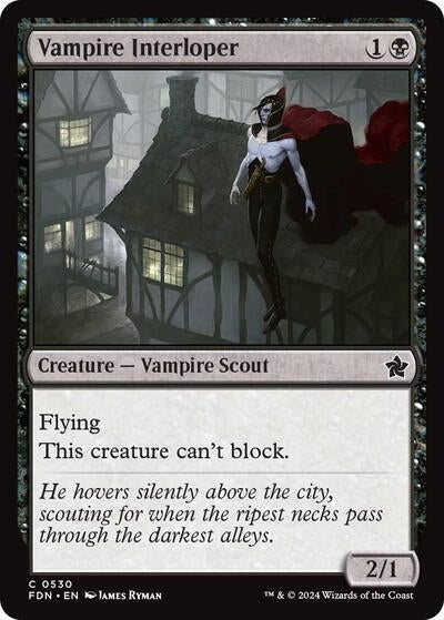 Image for Vampire Interloper (0530) (530) (Foundations) - Magic: The Gathering