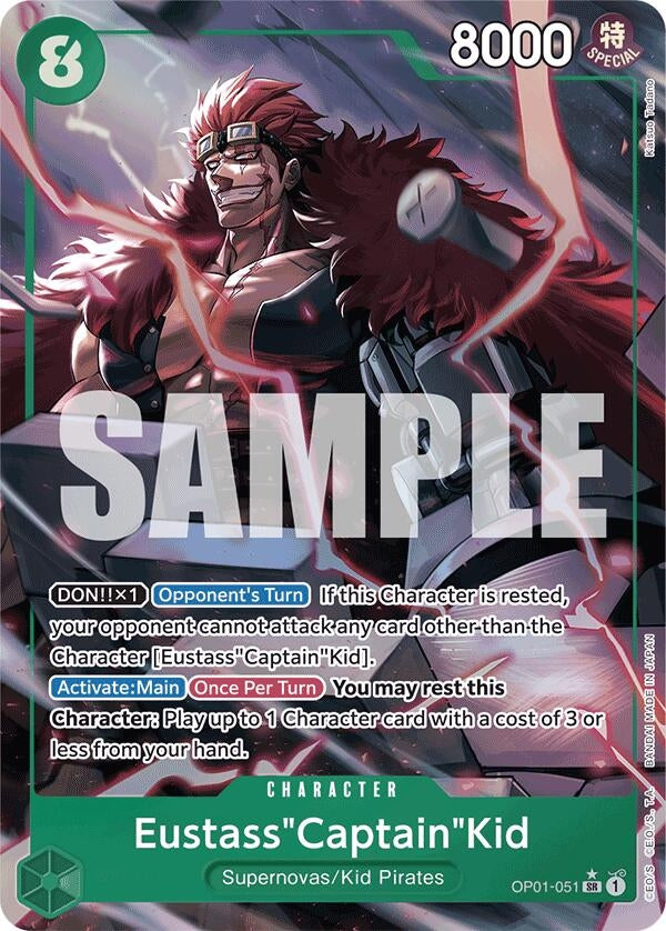 Image for Eustass"Captain"Kid (OP01-051) (Alternate Art) (OP01-051) (Premium Booster -The Best-) - One Piece Card Game