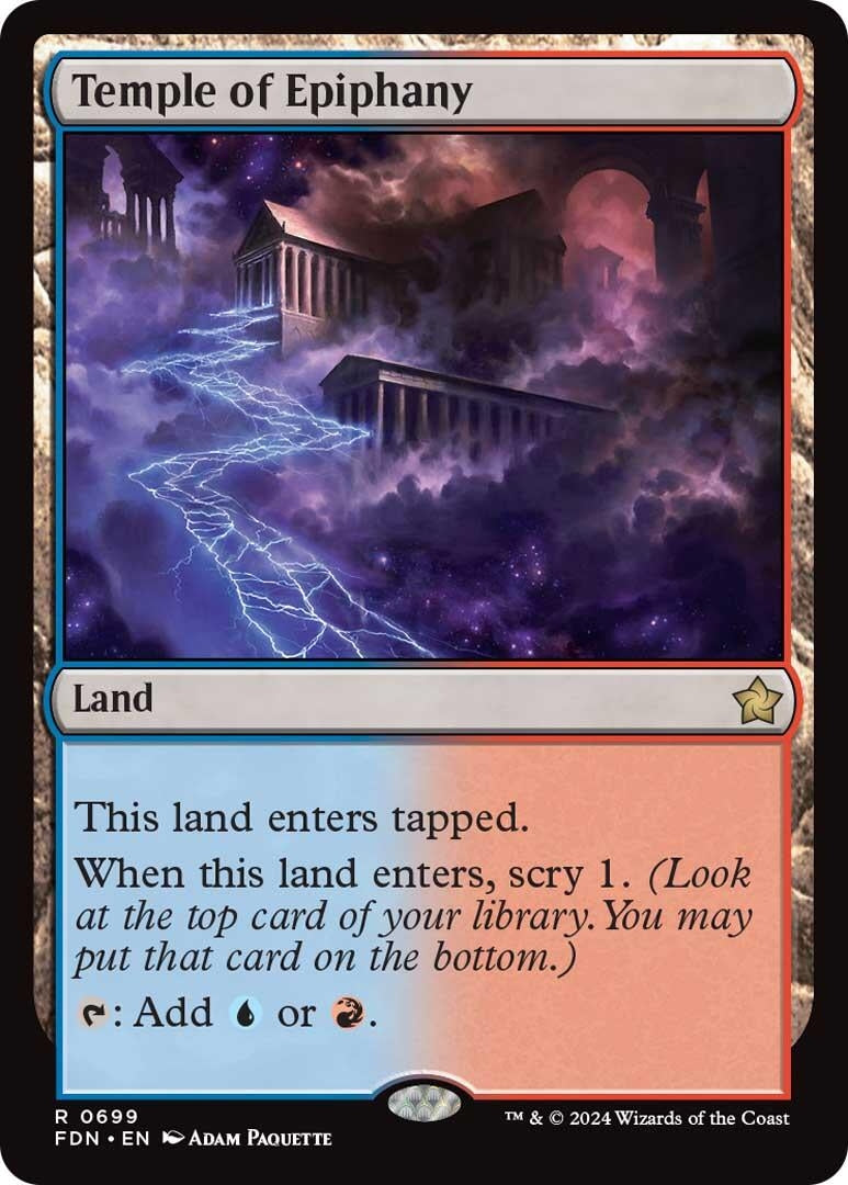 Image for Temple of Epiphany (699) (Foundations) - Magic: The Gathering