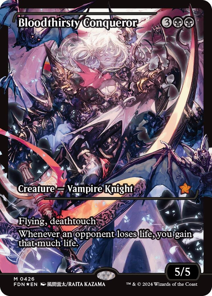 Image for Bloodthirsty Conqueror (Showcase) (426) (Foil) (Foundations) - Magic: The Gathering