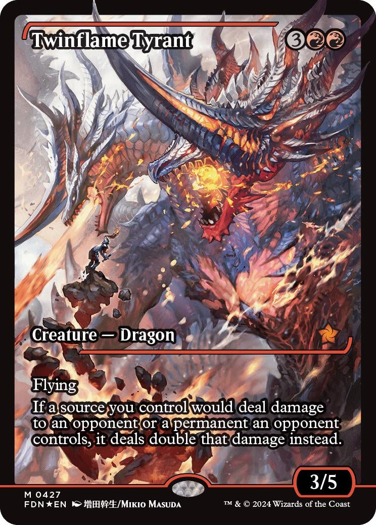 Image for Twinflame Tyrant (Showcase) (427) (Foil) (Foundations) - Magic: The Gathering