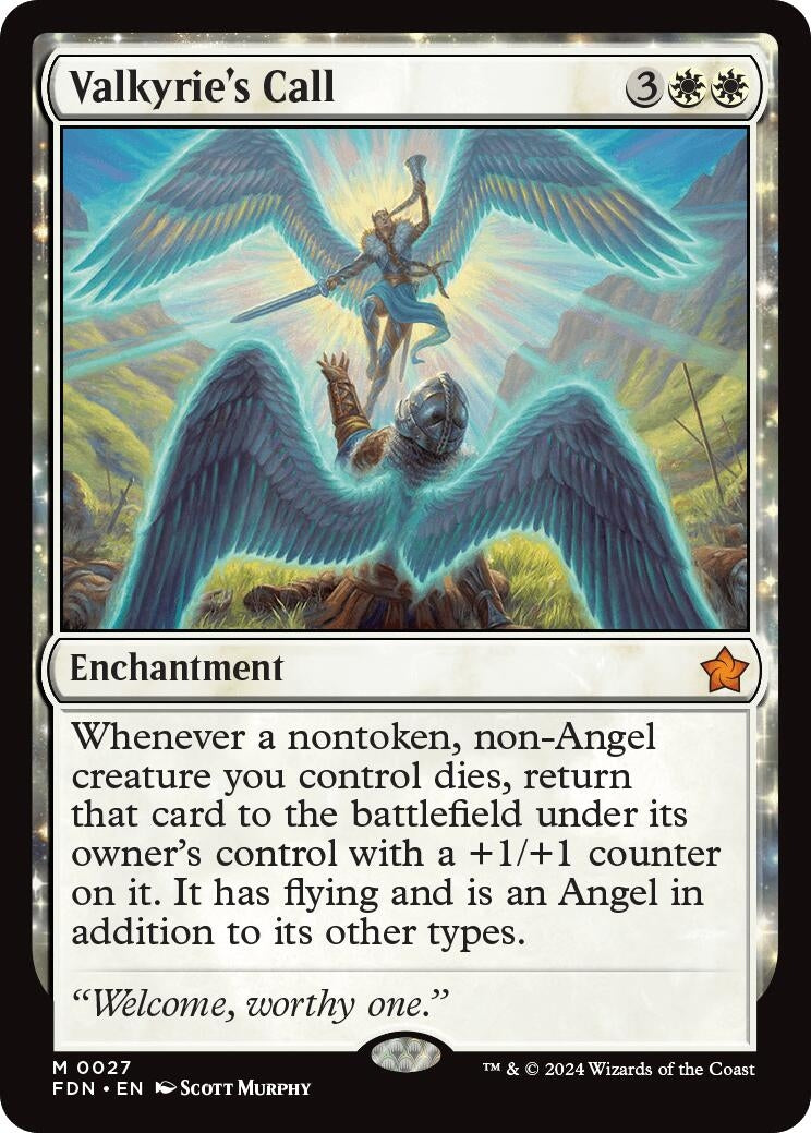 Image for Valkyrie's Call (27) (Foil) (Foundations) - Magic: The Gathering