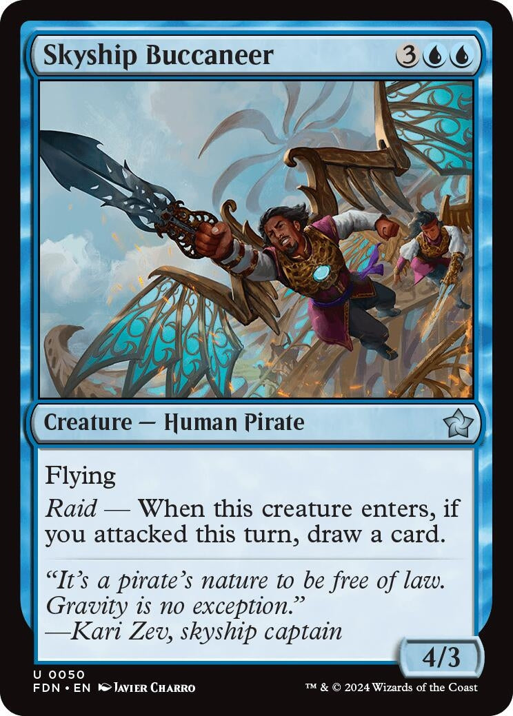 Image for Skyship Buccaneer (50) (Foil) (Foundations) - Magic: The Gathering