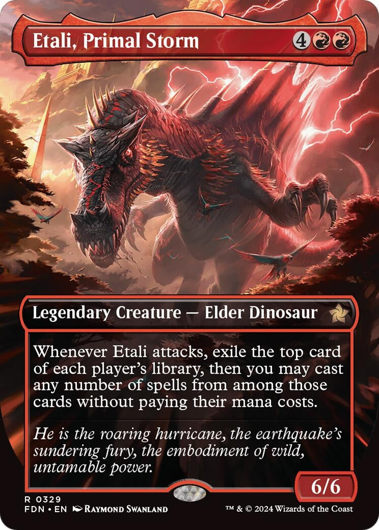 Image for Etali, Primal Storm (Borderless) (329) (Foil) (Foundations) - Magic: The Gathering