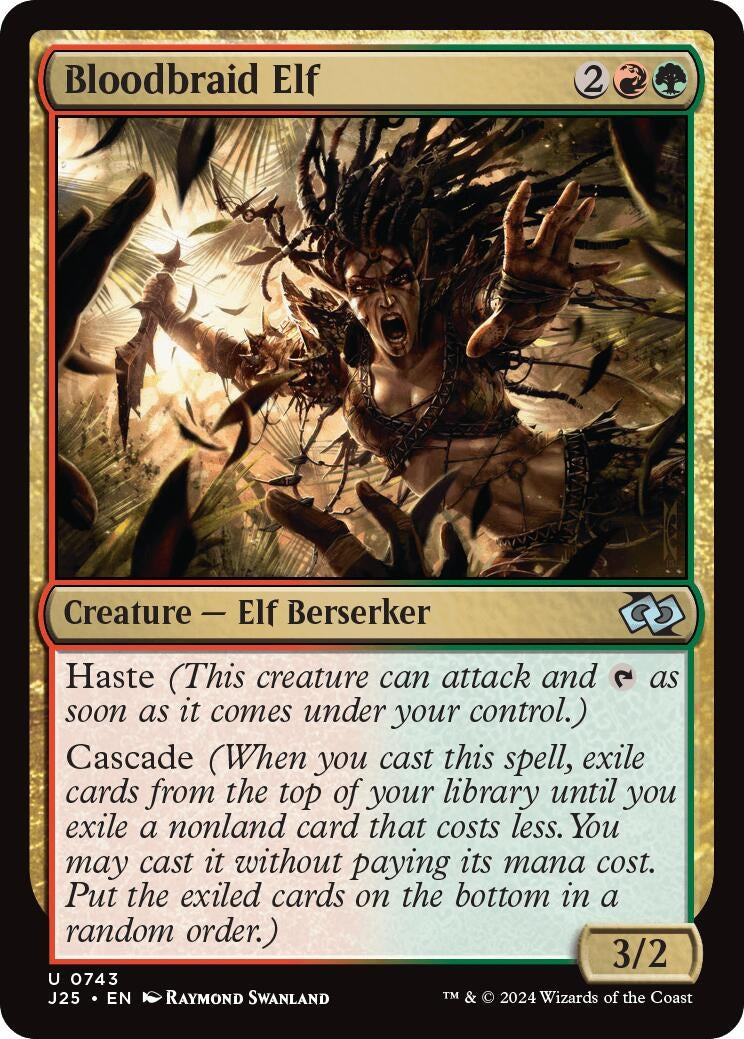 Image for Bloodbraid Elf (743) (Foundations Jumpstart) - Magic: The Gathering