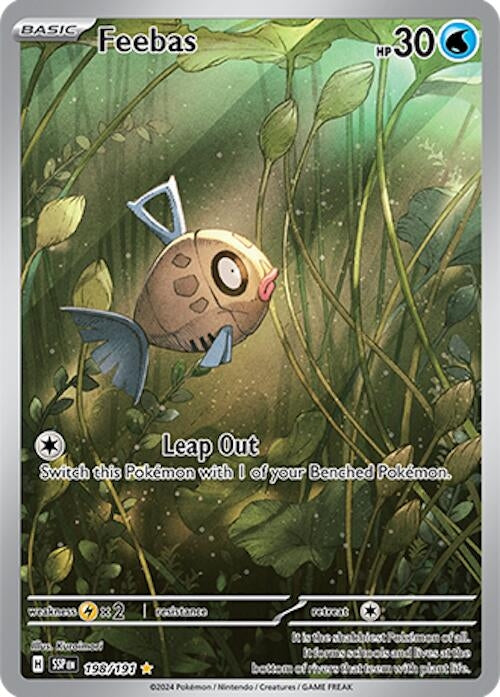 Image for Feebas (198/191) (SV08: Surging Sparks) - Pokemon