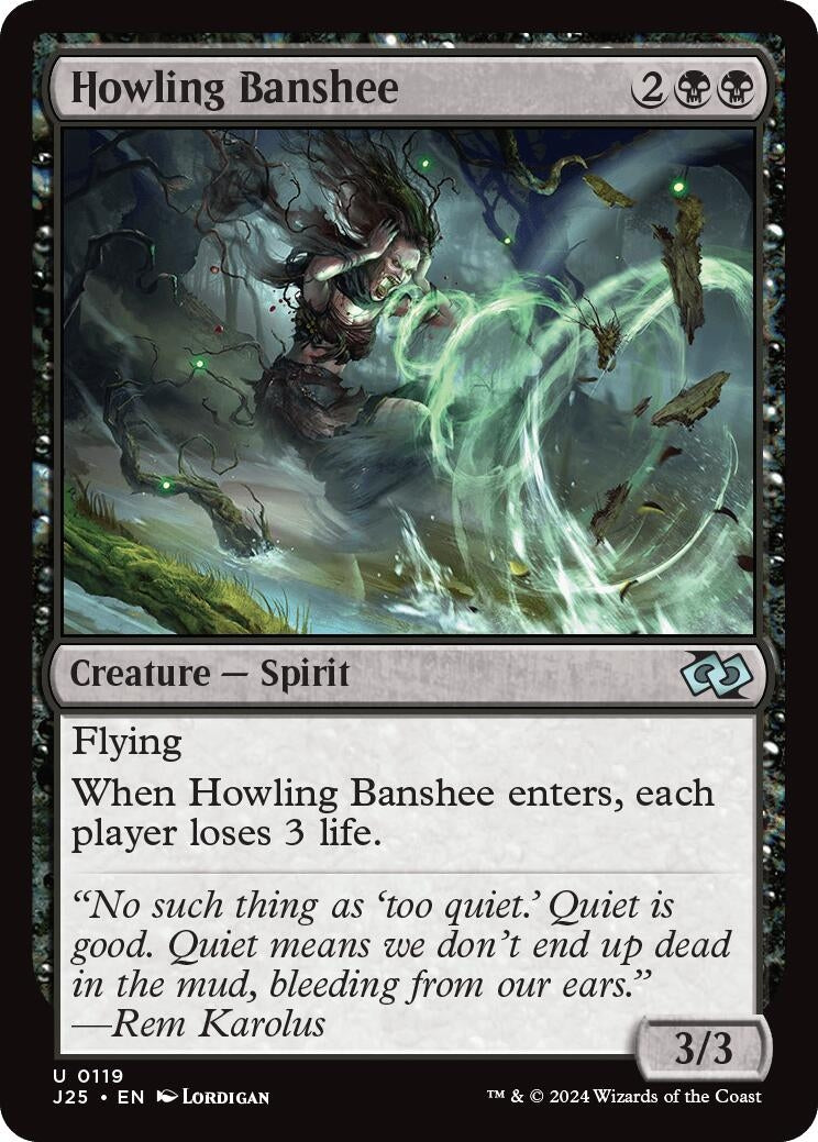 Image for Howling Banshee (119) (Foundations Jumpstart) - Magic: The Gathering