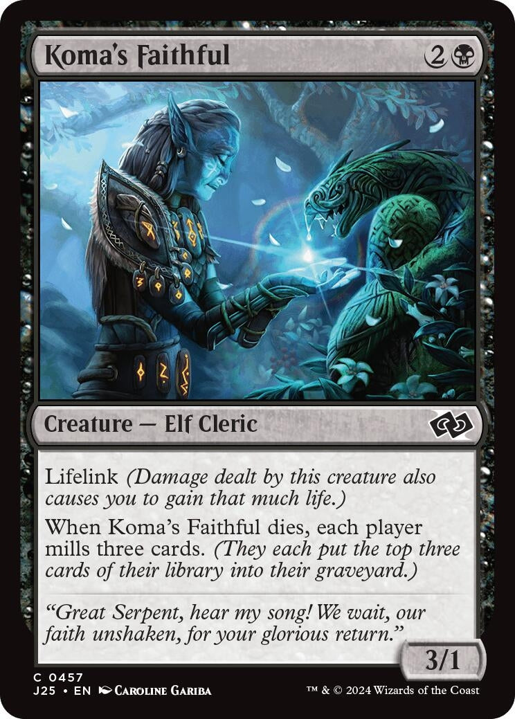Image for Koma's Faithful (457) (Foundations Jumpstart) - Magic: The Gathering