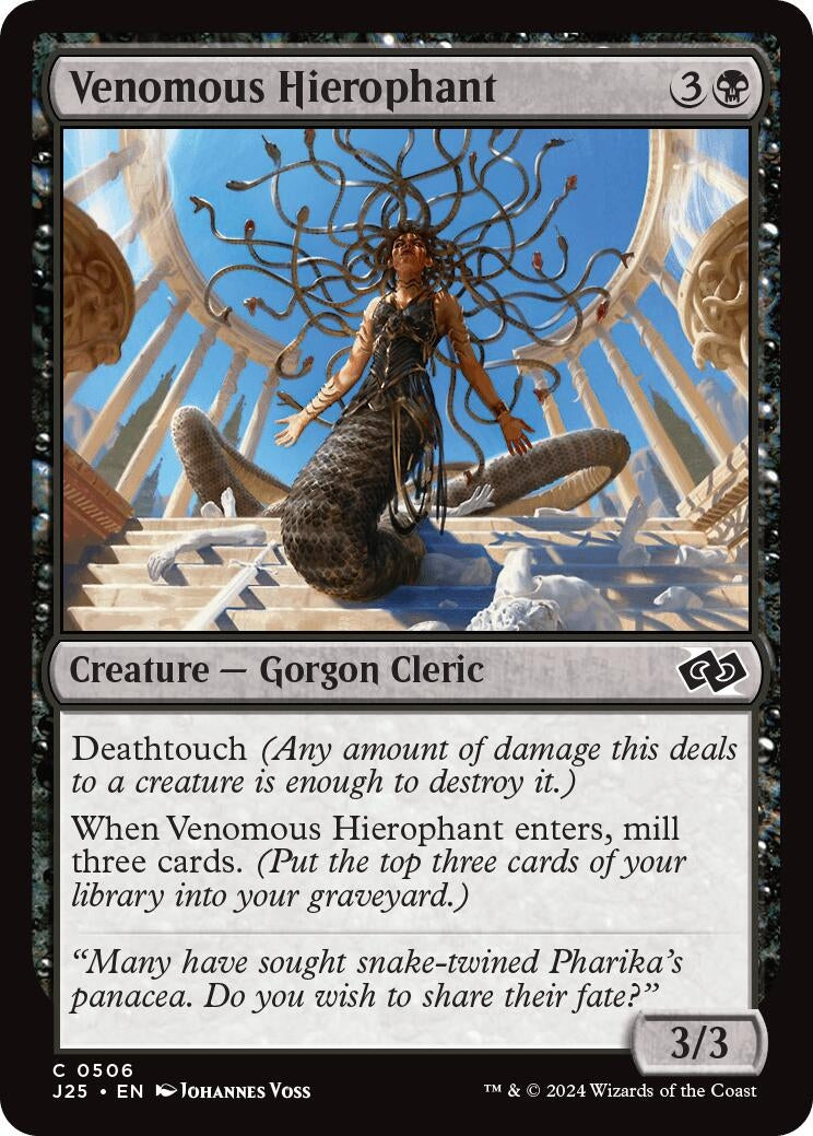 Image for Venomous Hierophant (506) (Foundations Jumpstart) - Magic: The Gathering