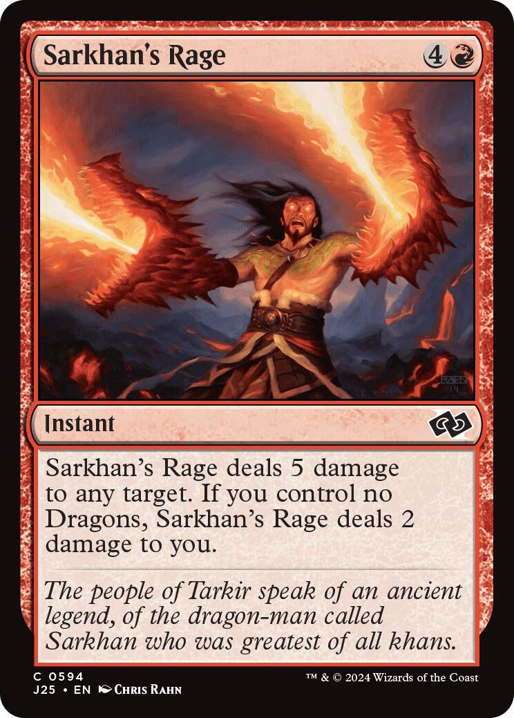 Image for Sarkhan's Rage (594) (Foundations Jumpstart) - Magic: The Gathering