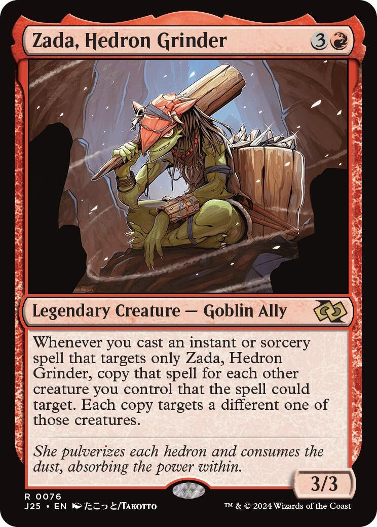 Image for Zada, Hedron Grinder (Anime) (76) (Foundations Jumpstart) - Magic: The Gathering