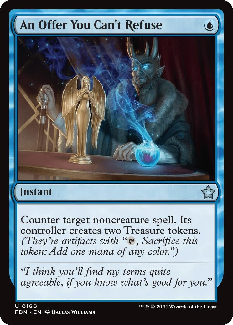 Image for An Offer You Can't Refuse (160) (Foundations) - Magic: The Gathering