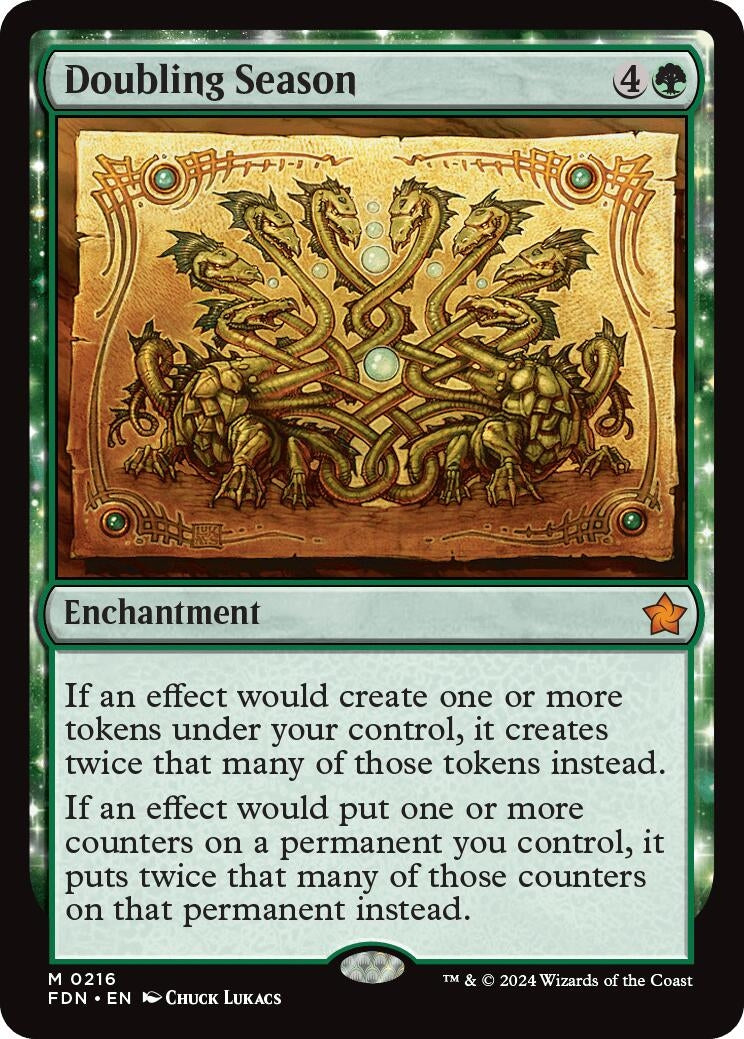 Image for Doubling Season (216) (Foil) (Foundations) - Magic: The Gathering