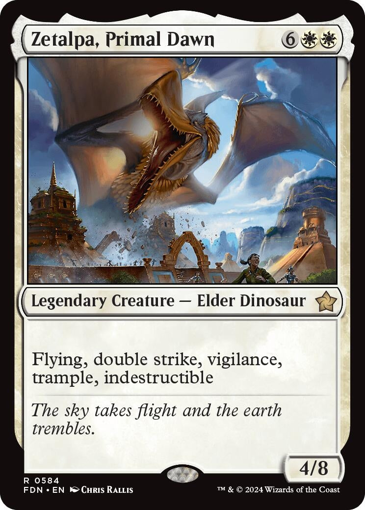 Image for Zetalpa, Primal Dawn (584) (Foundations) - Magic: The Gathering
