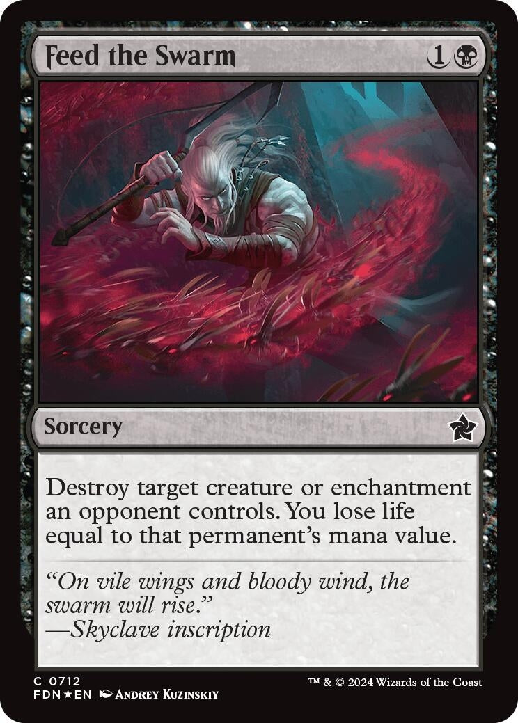 Image for Feed the Swarm (712) (Foil) (Foundations) - Magic: The Gathering