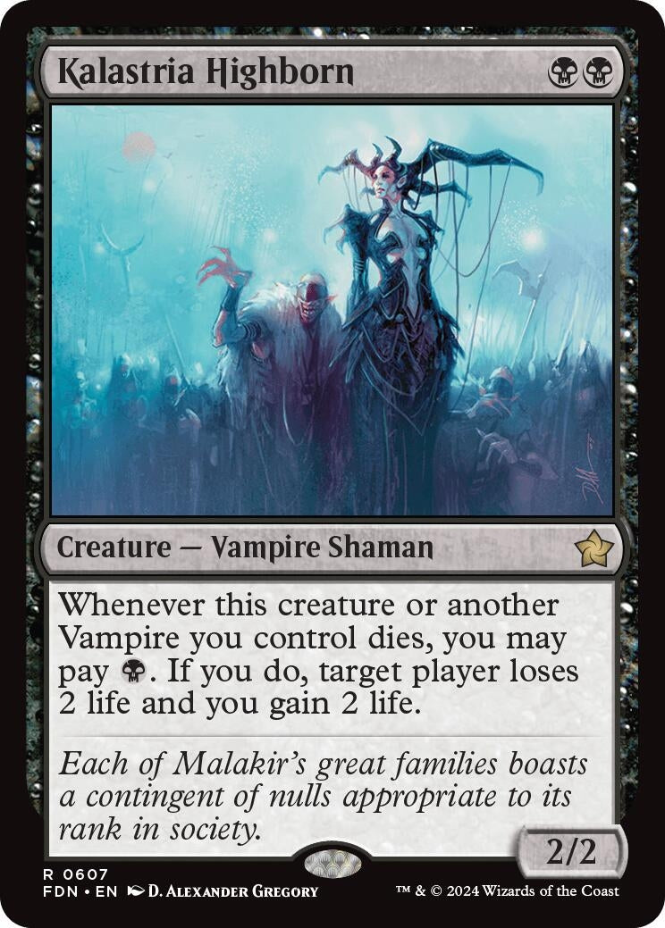 Image for Kalastria Highborn (0607) (607) (Foundations) - Magic: The Gathering