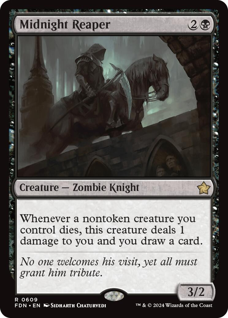 Image for Midnight Reaper (609) (Foundations) - Magic: The Gathering