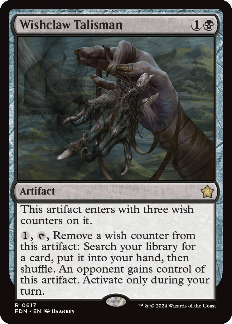 Image for Wishclaw Talisman (617) (Foundations) - Magic: The Gathering