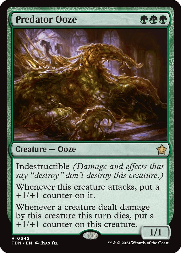 Image for Predator Ooze (642) (Foundations) - Magic: The Gathering