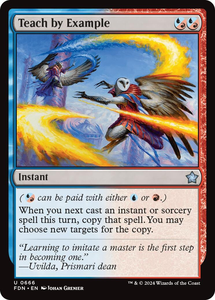 Image for Teach By Example (666) (Foundations) - Magic: The Gathering