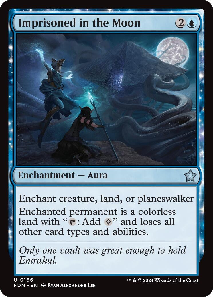 Image for Imprisoned in the Moon (156) (Foil) (Foundations) - Magic: The Gathering