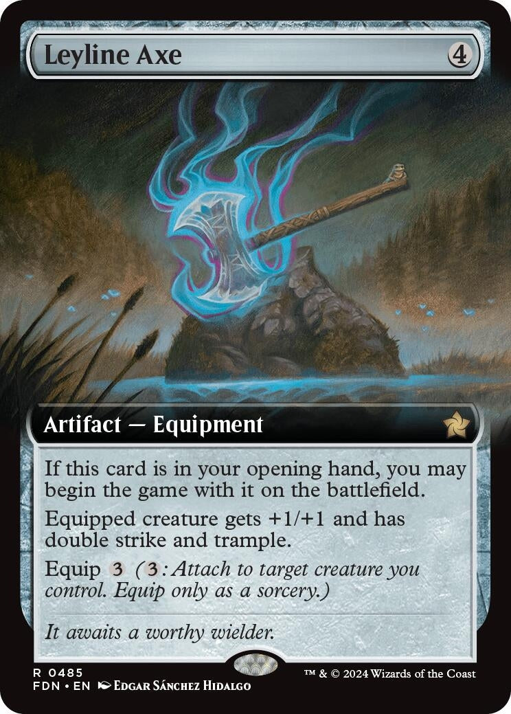 Image for Leyline Axe (Extended Art) (485) (Foundations) - Magic: The Gathering