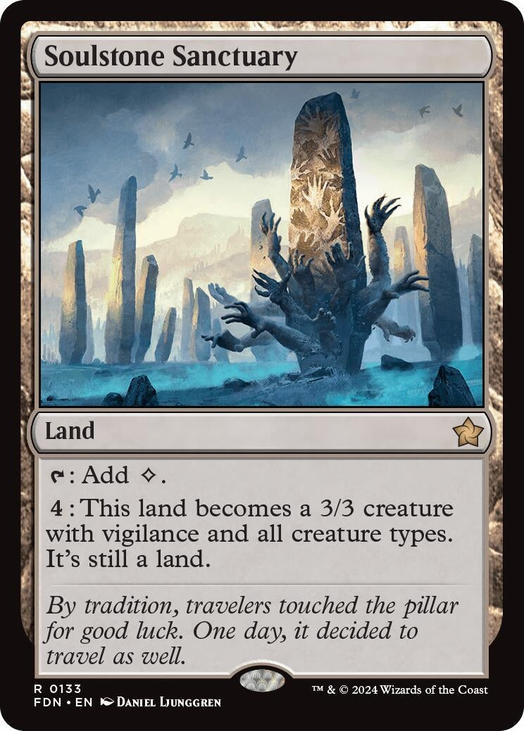 Image for Soulstone Sanctuary (133) (Foil) (Foundations) - Magic: The Gathering