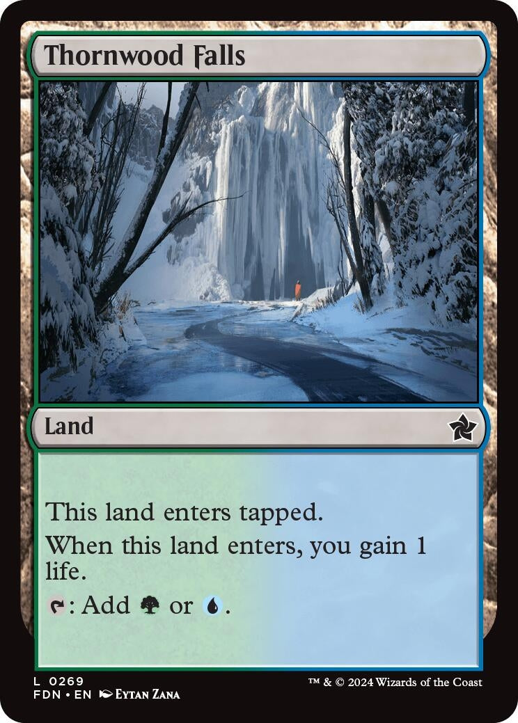 Image for Thornwood Falls (269) (Foundations) - Magic: The Gathering