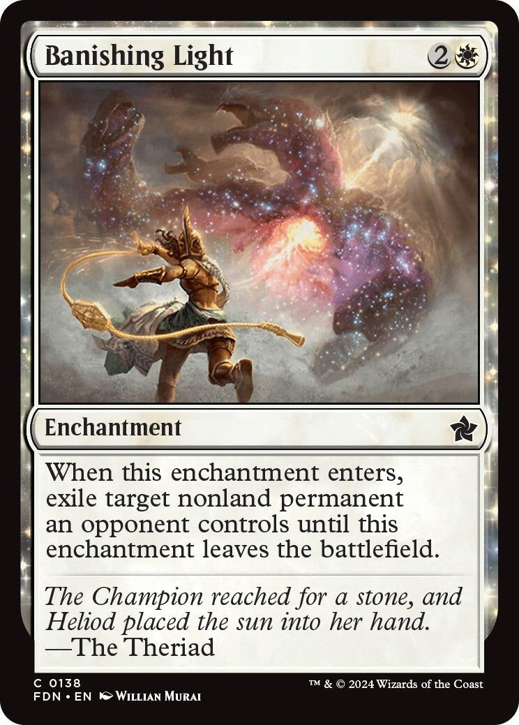 Image for Banishing Light (138) (Foundations) - Magic: The Gathering