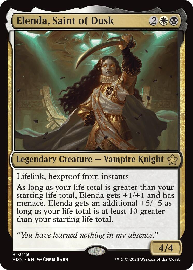 Image for Elenda, Saint of Dusk (119) (Foil) (Foundations) - Magic: The Gathering