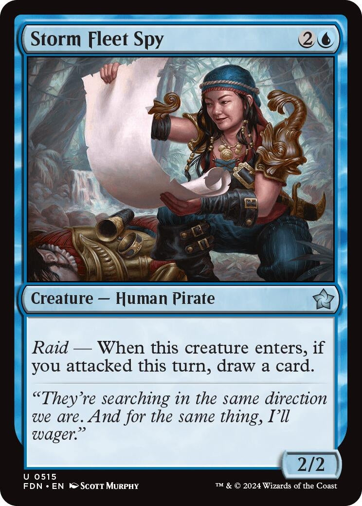 Image for Storm Fleet Spy (515) (Foundations) - Magic: The Gathering