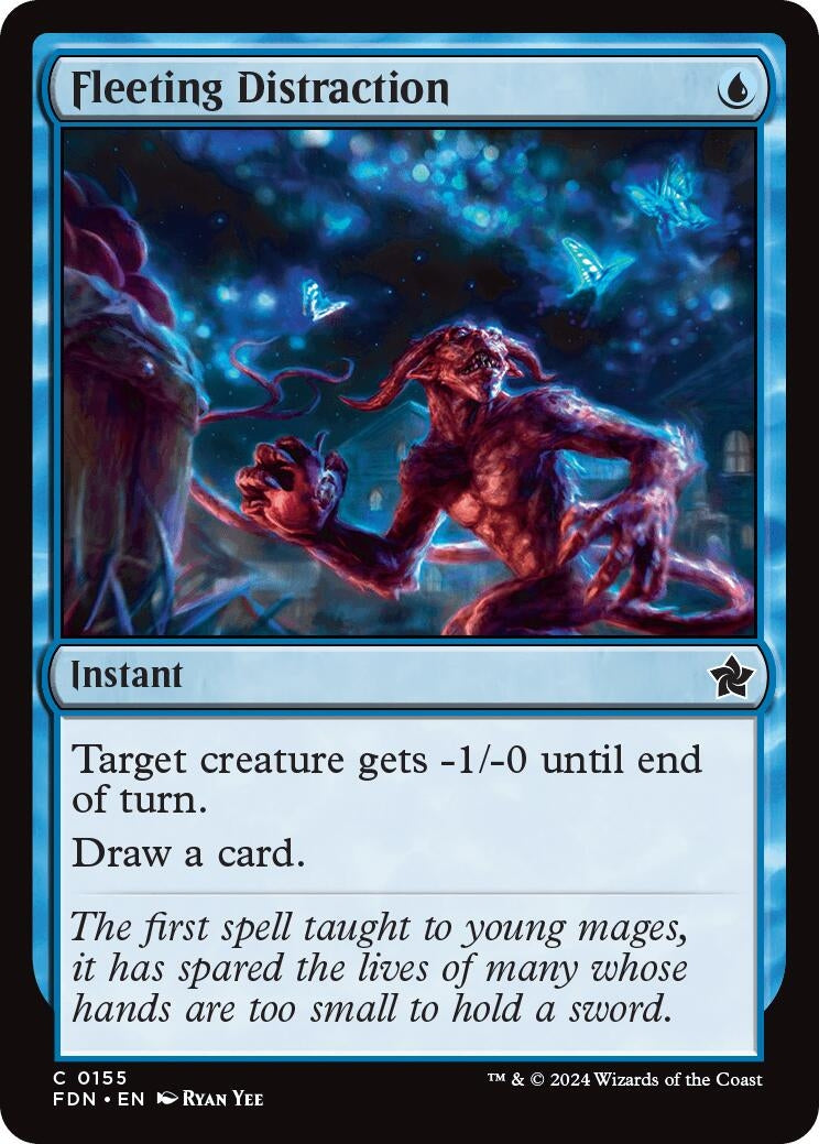 Image for Fleeting Distraction (155) (Foil) (Foundations) - Magic: The Gathering