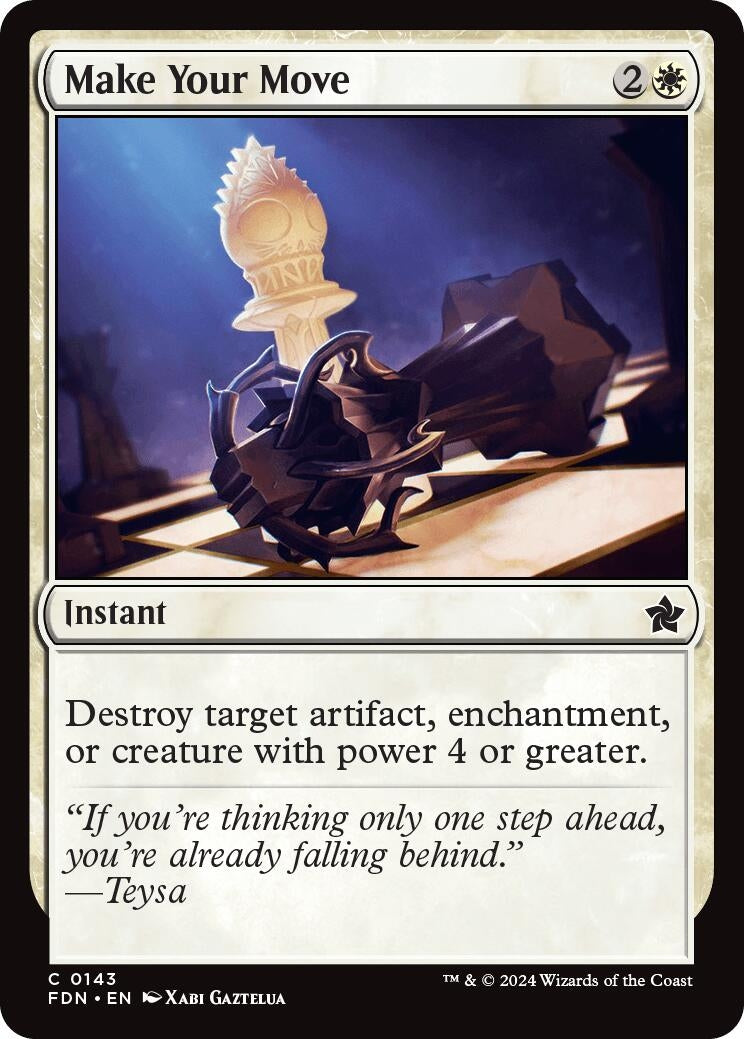 Image for Make Your Move (143) (Foil) (Foundations) - Magic: The Gathering