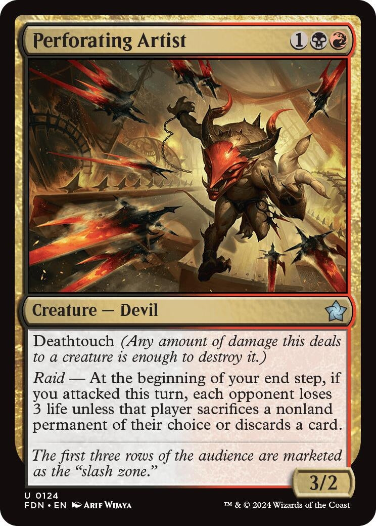 Image for Perforating Artist (124) (Foil) (Foundations) - Magic: The Gathering