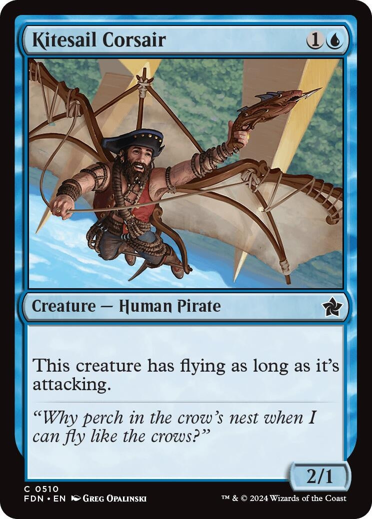Image for Kitesail Corsair (0510) (510) (Foundations) - Magic: The Gathering