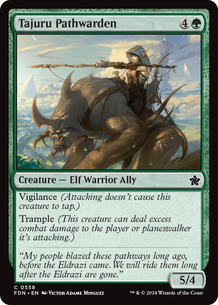 Image for Tajuru Pathwarden (558) (Foundations) - Magic: The Gathering