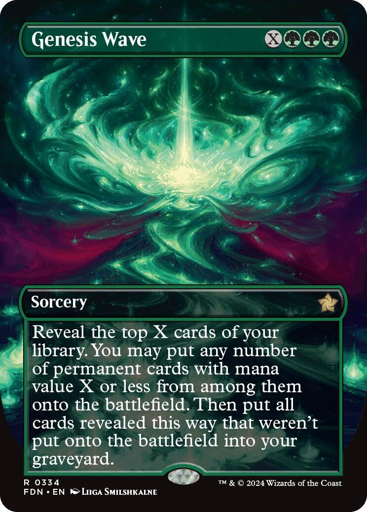 Image for Genesis Wave (Borderless) (334) (Foil) (Foundations) - Magic: The Gathering