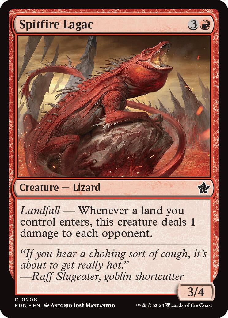 Image for Spitfire Lagac (208) (Foundations) - Magic: The Gathering