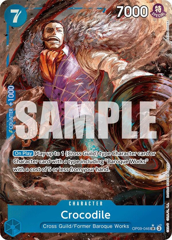 Image for Crocodile (046) (Parallel) (OP09-046) (Emperors in the New World) - One Piece Card Game