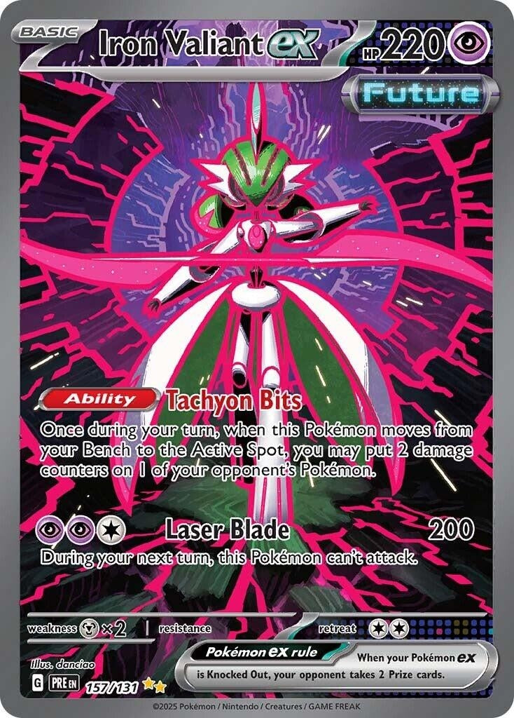 Image for Iron Valiant ex (157/131) (SV: Prismatic Evolutions) - Pokemon