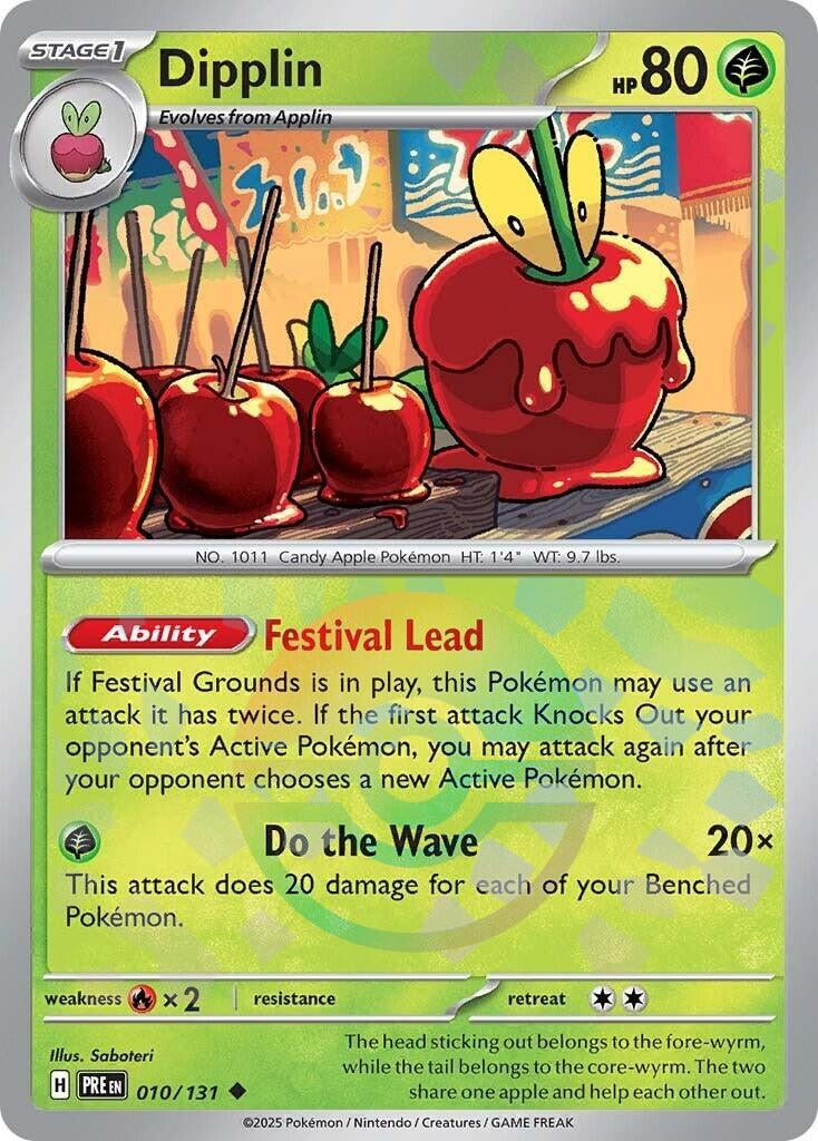 Image for Dipplin (Poke Ball Pattern) (010/131) (SV: Prismatic Evolutions) - Pokemon
